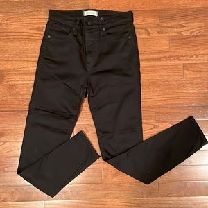 Madewell Black High-Rise Skinny Jeans